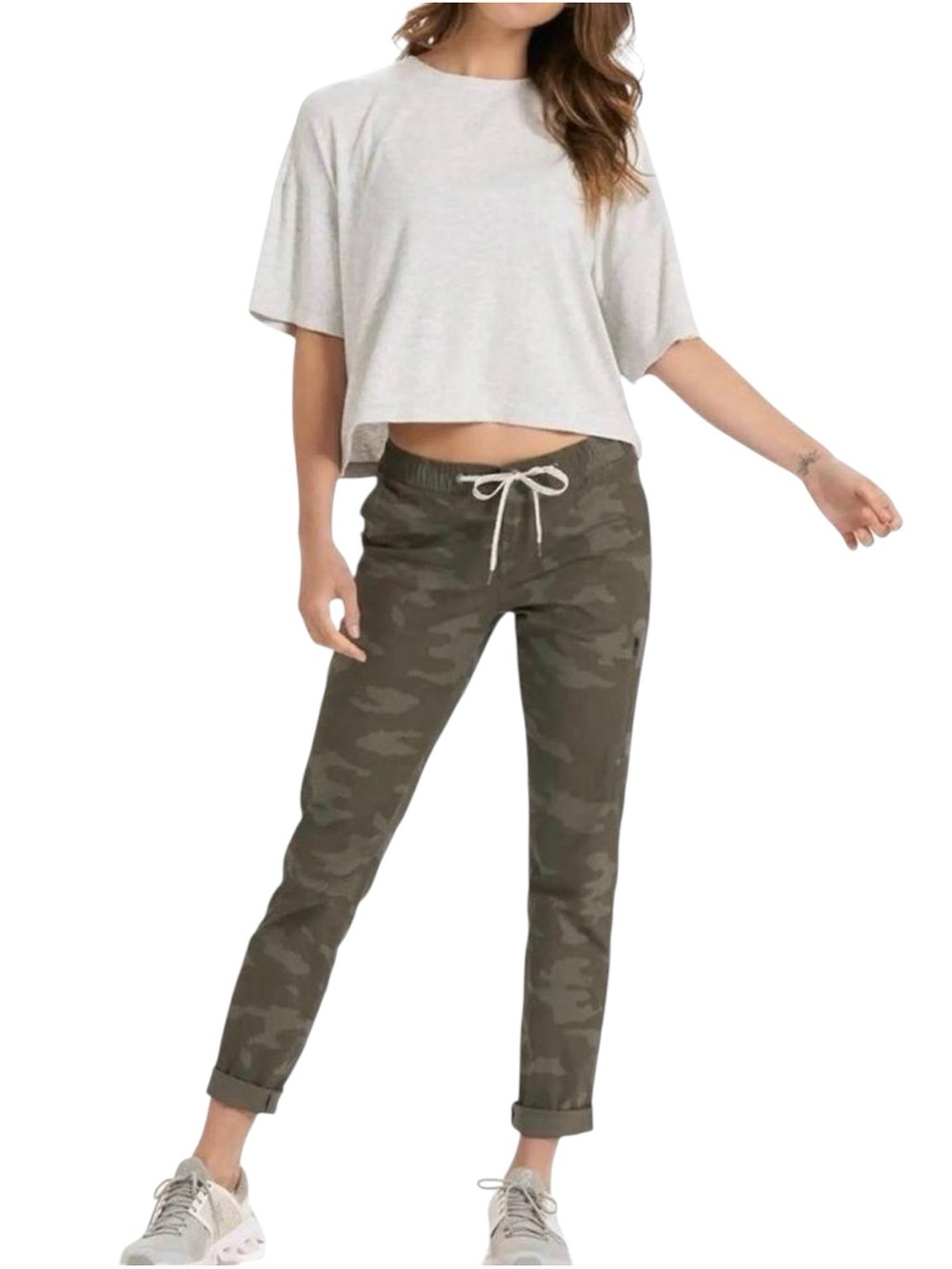 Vuori Ripstop Pant Green Camo Women’s Medium Climbing